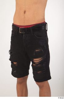 Colin black shorts clothing hips 0002.jpg